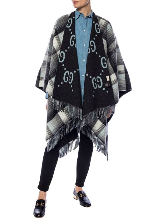 gucci poncho reversible